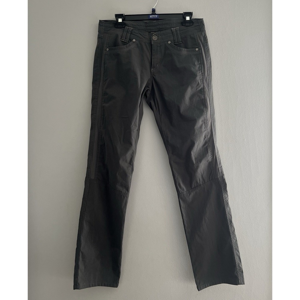 Kuhl Pants Womens Size 8 Regular Gray Outdoor Hiking Stretch Utility Pockets‎